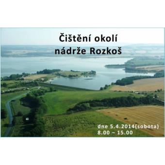 Velký úklid na březích přehrady Rozkoš